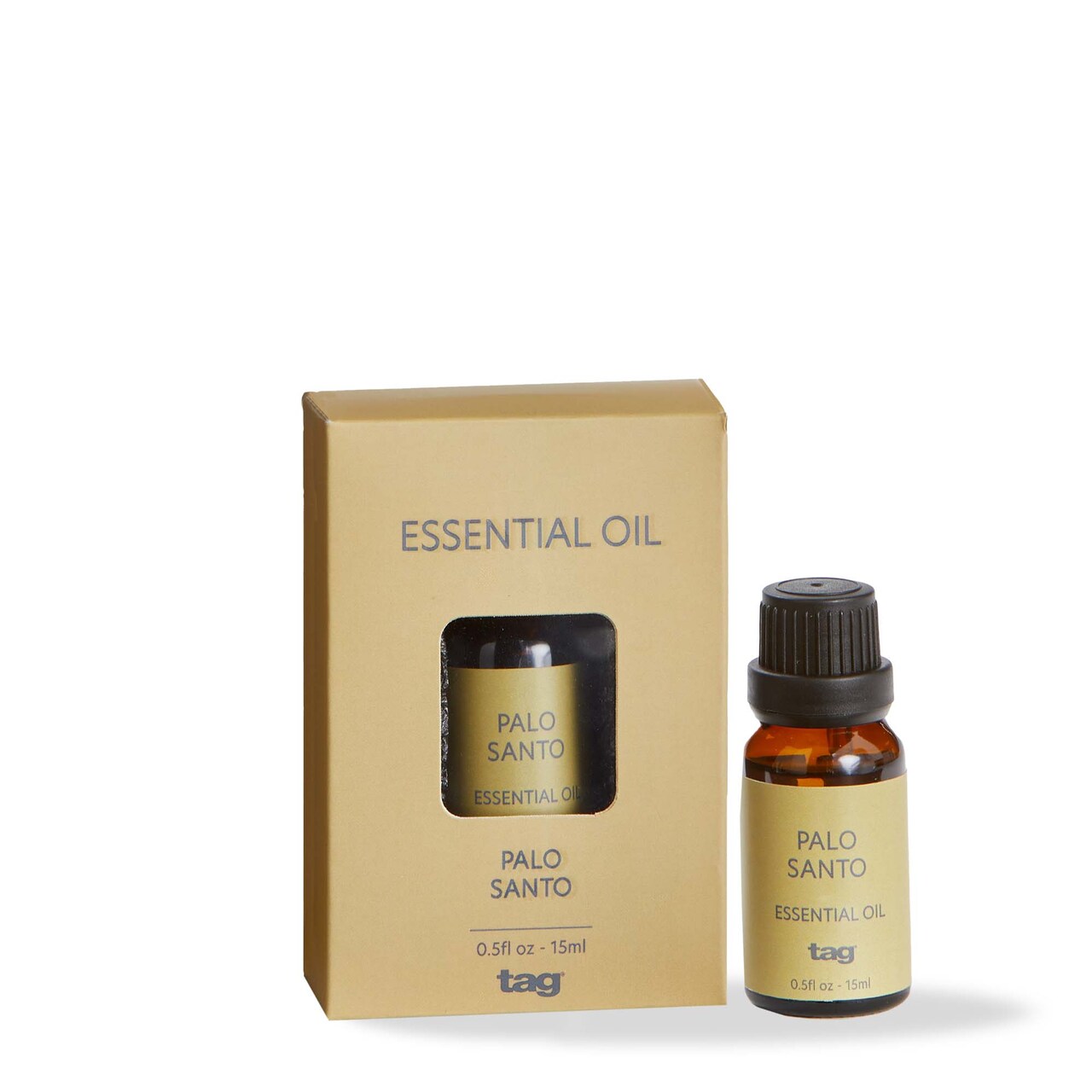 Palo Santo Essential Oil - 0.5oz Glass Bottle for Home Fragrance - Everyday Use - Multicolor - 1x1x2.5 in